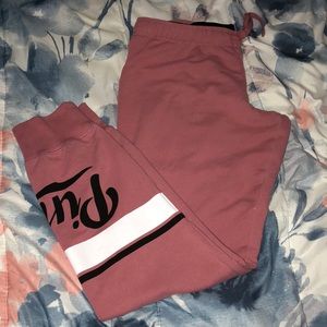 Pink joggers